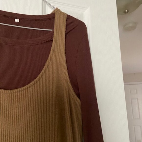 Universal Thread sleeveless maxi dress in tan size medium - Picture 3 of 6